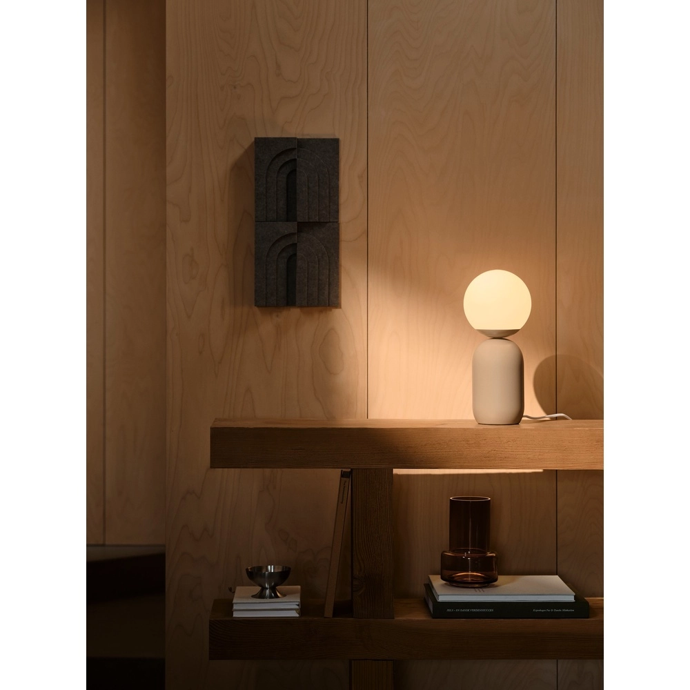 Lampe de table de style danois Notti  Marron clair