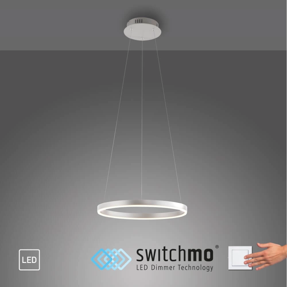 Lampe suspendue Ritus aluminium Just Light 4043689983499