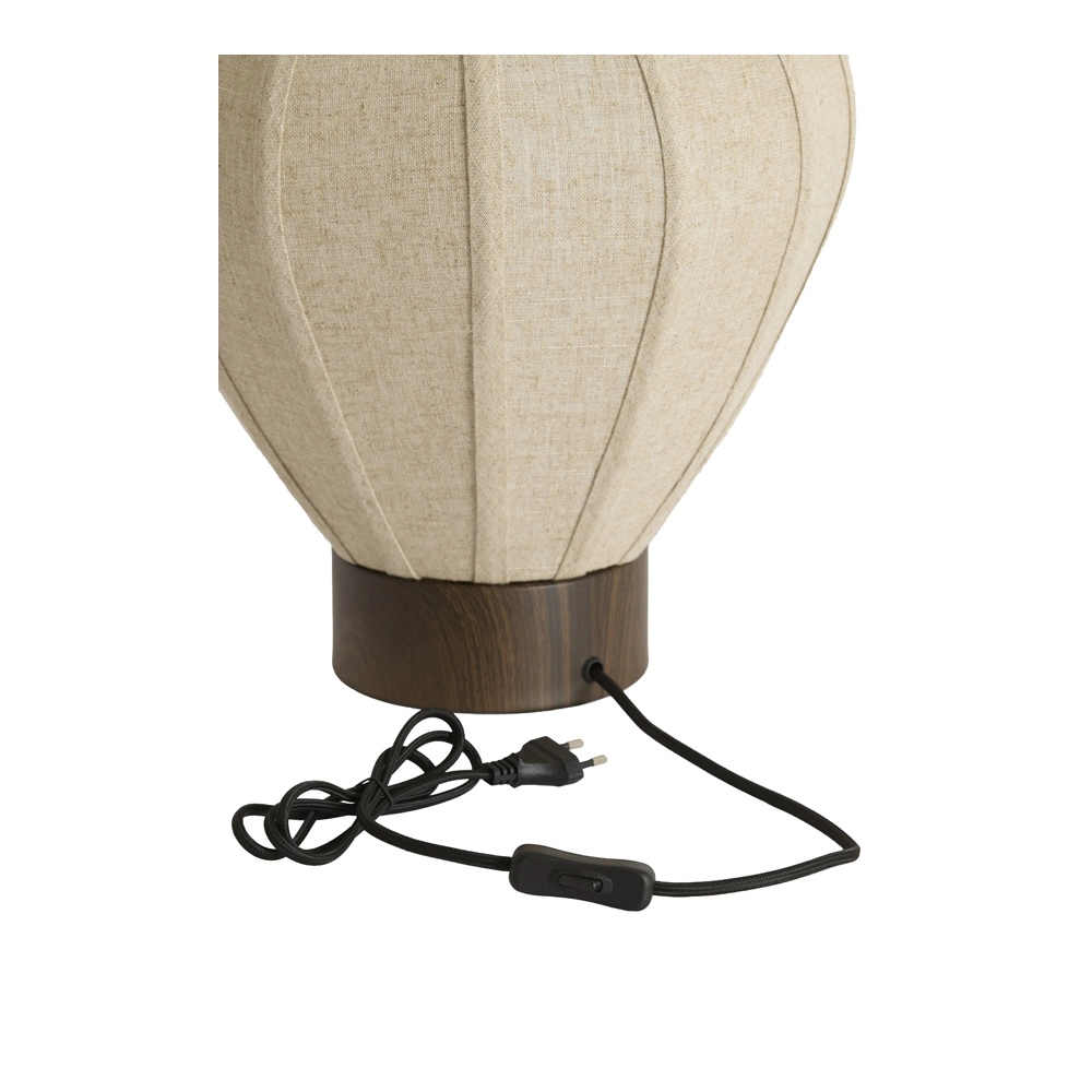 Lampe de table Kyzo Ø 35cm japandi brown Light & Living 8717807843434