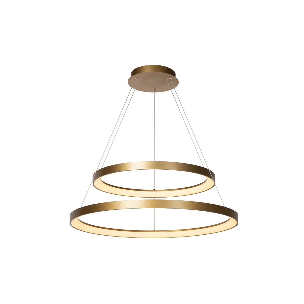 Lampe pendante dorée Vidal Ø design élégant de 78 cm