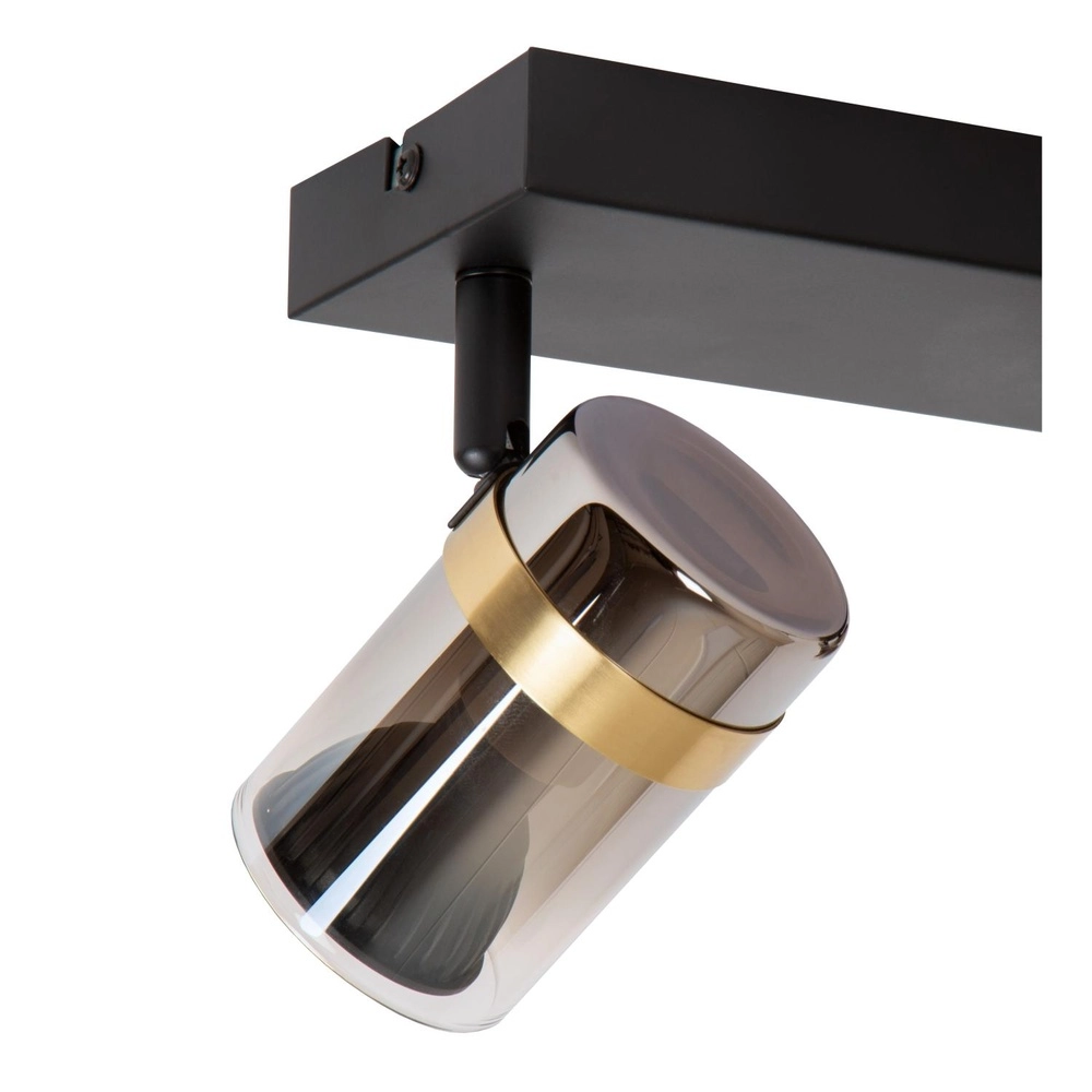 Projecteur de plafond Upton 2-noir clair Lucide 5411212570024