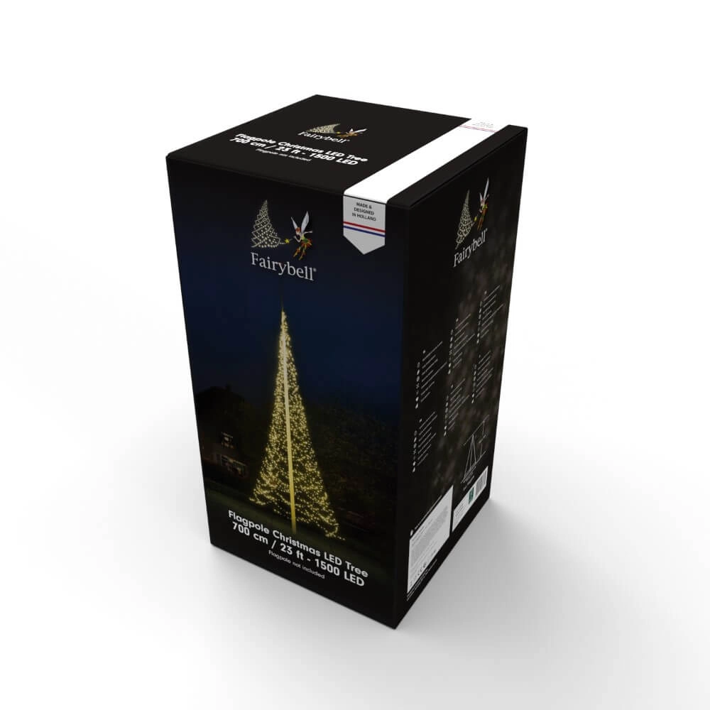 7 meter - 1500 Led - Warm White - No Pole Fairybell 8720512260779
