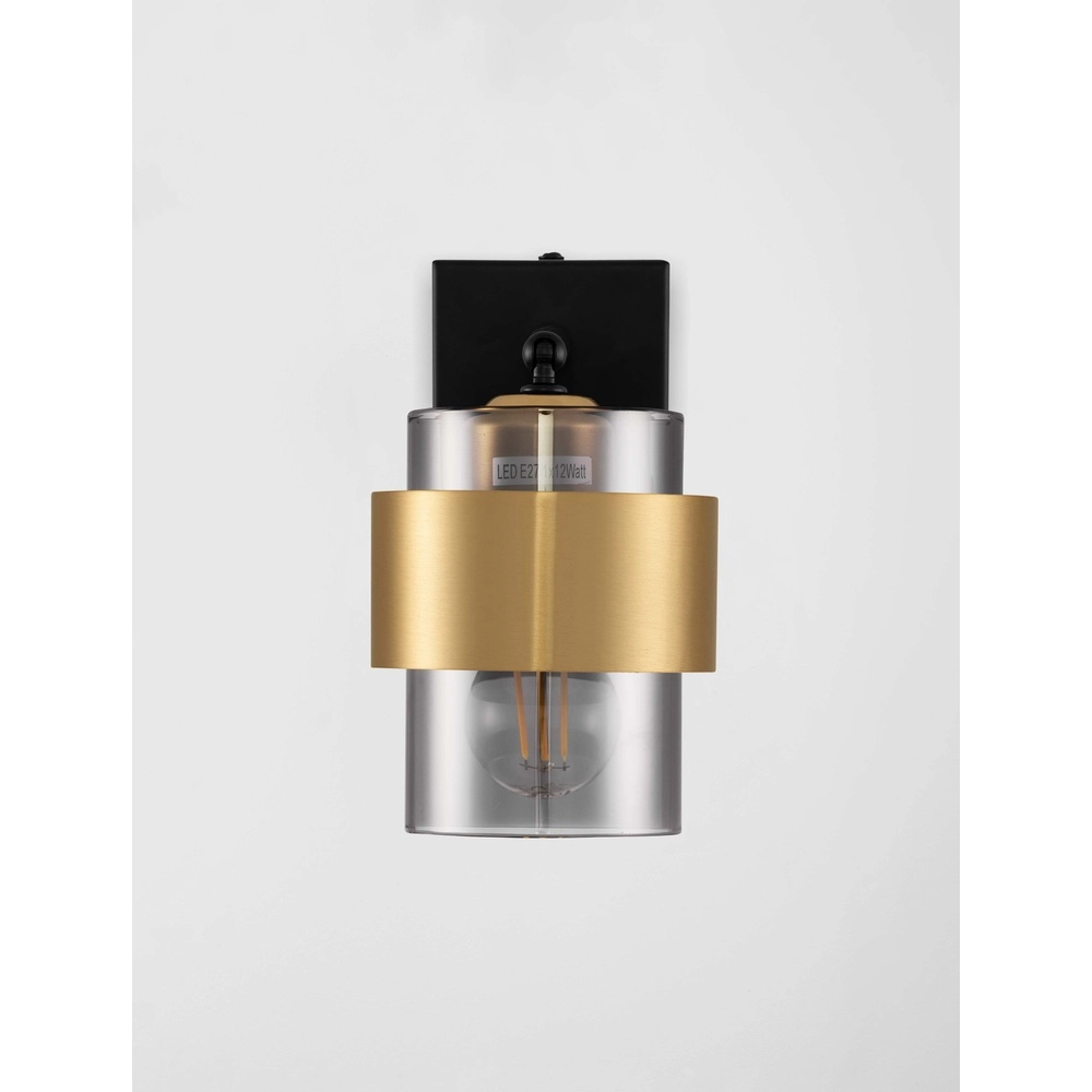 Applique murale Sianna noir avec or Lyora 5212017452627