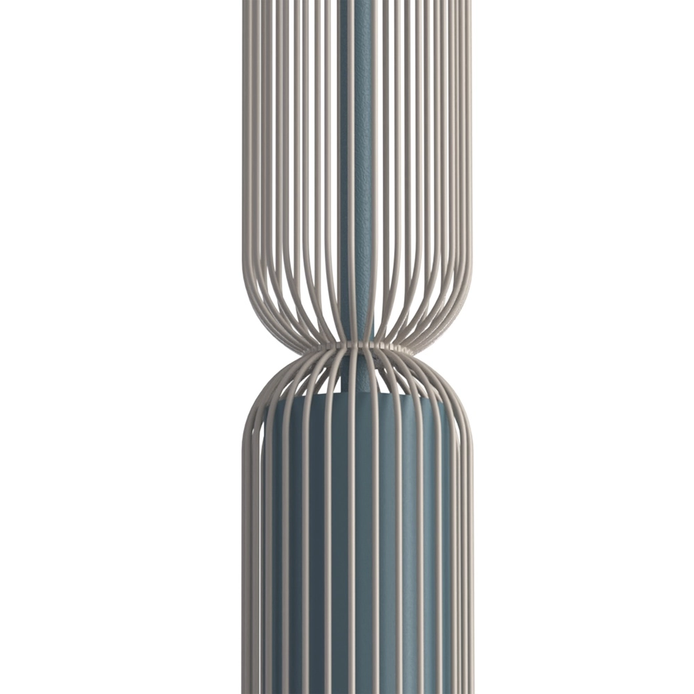 Lampe suspendue Singles 65 cm gris umbre et brun sable Lyora 5903139121941