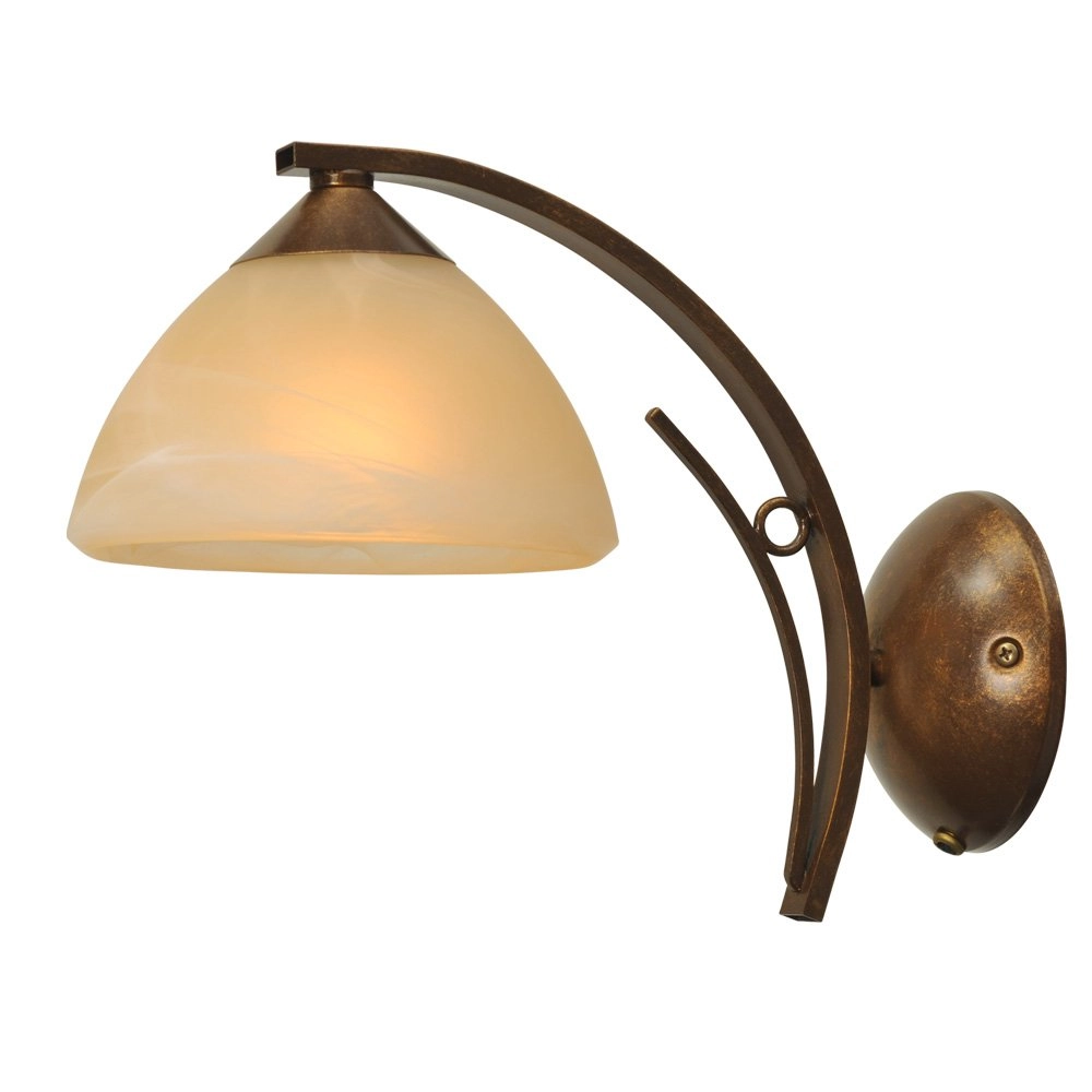 Applique murale Bolzano 17cm bronze marron Applique murale Bolzano 17cm bronze marron