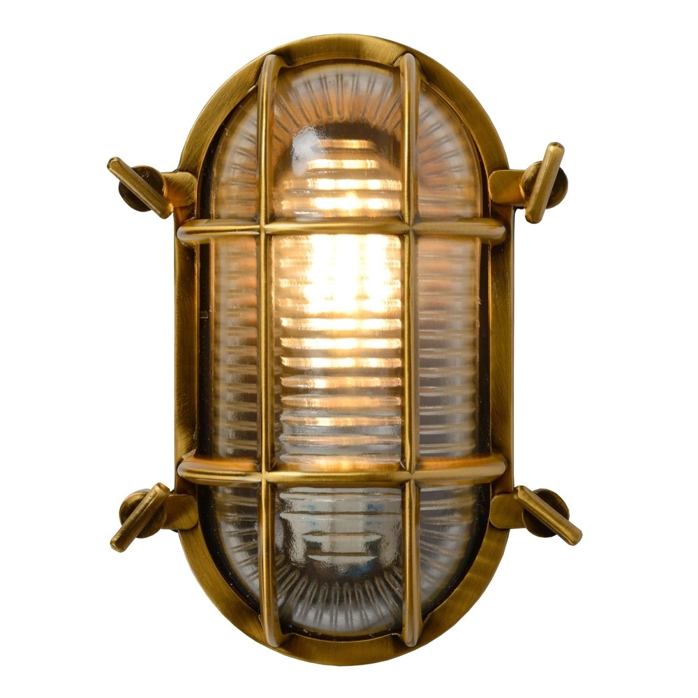 Lampe murale Bullseye Dudley Or IP54 Lucide 5411212114884