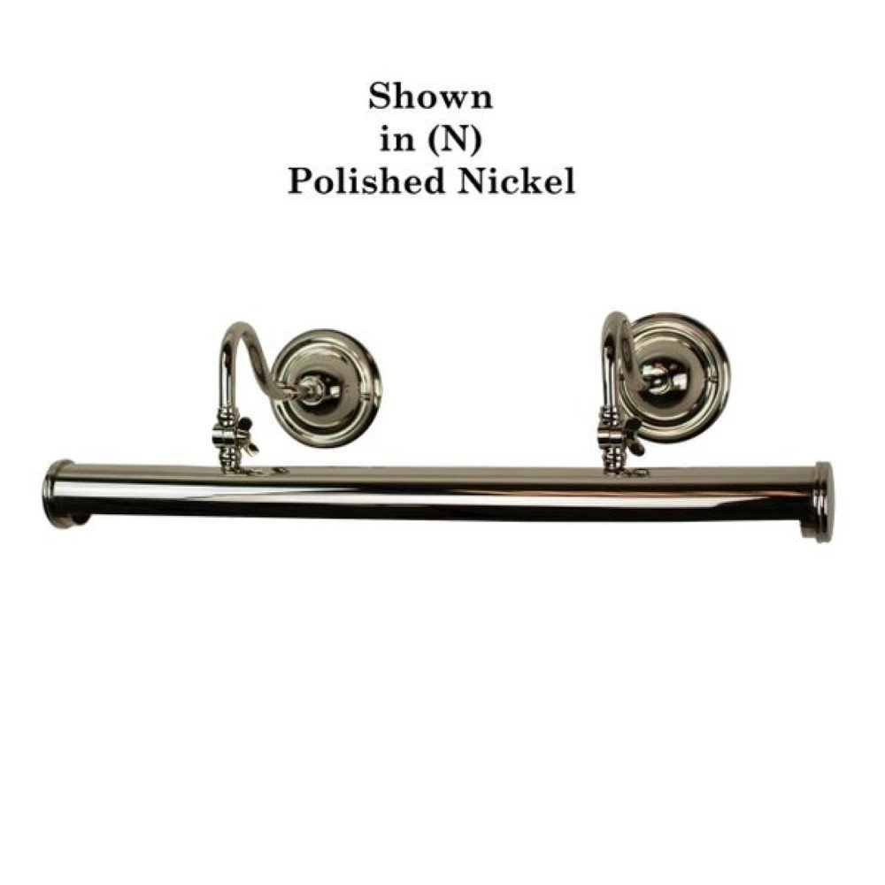 Lampe de peinture rurale Blenheim Picture 64cm - cuivre antique (ant) Limehouse