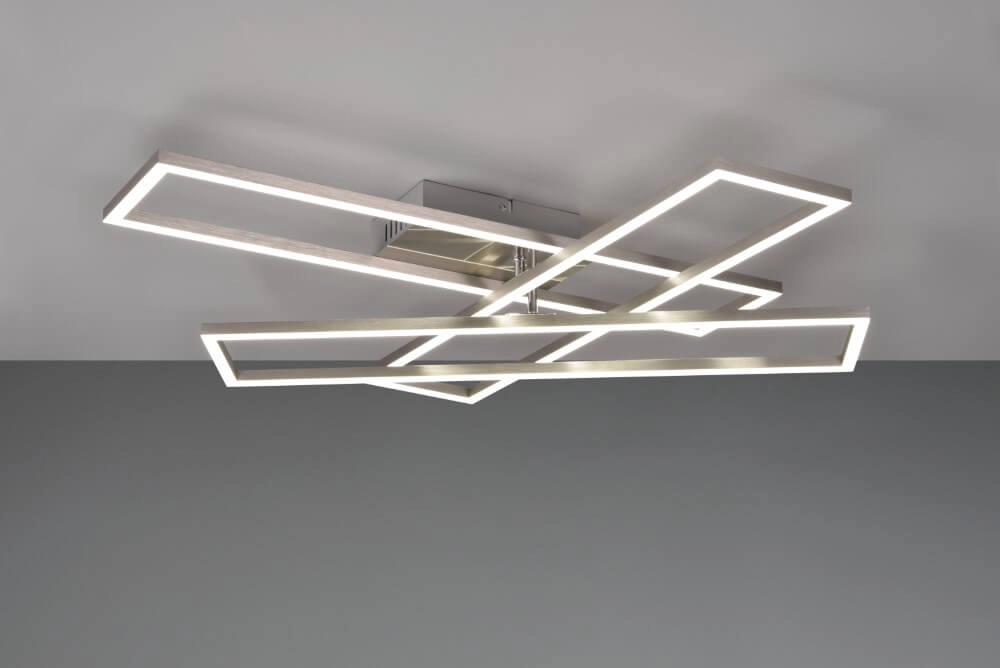 Plafonnier en nickel Corso conception Trio 4017807572667
