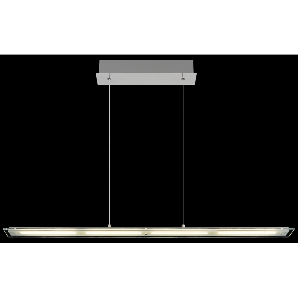 Lampe suspendue Novak nickel 115cm Globo 9007371589029
