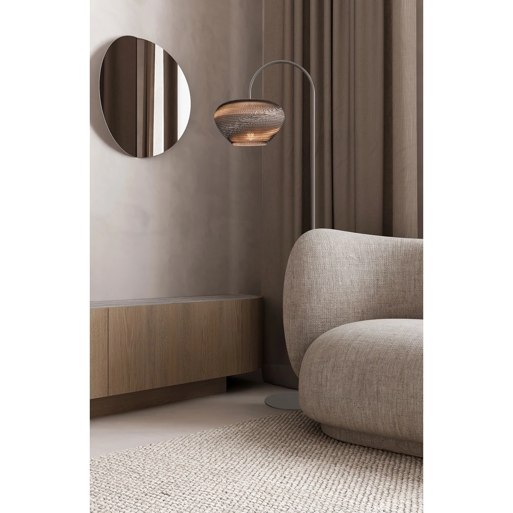 Lampe arc Think Paper Cartone avec base de cacao Masterlight 8718121390802