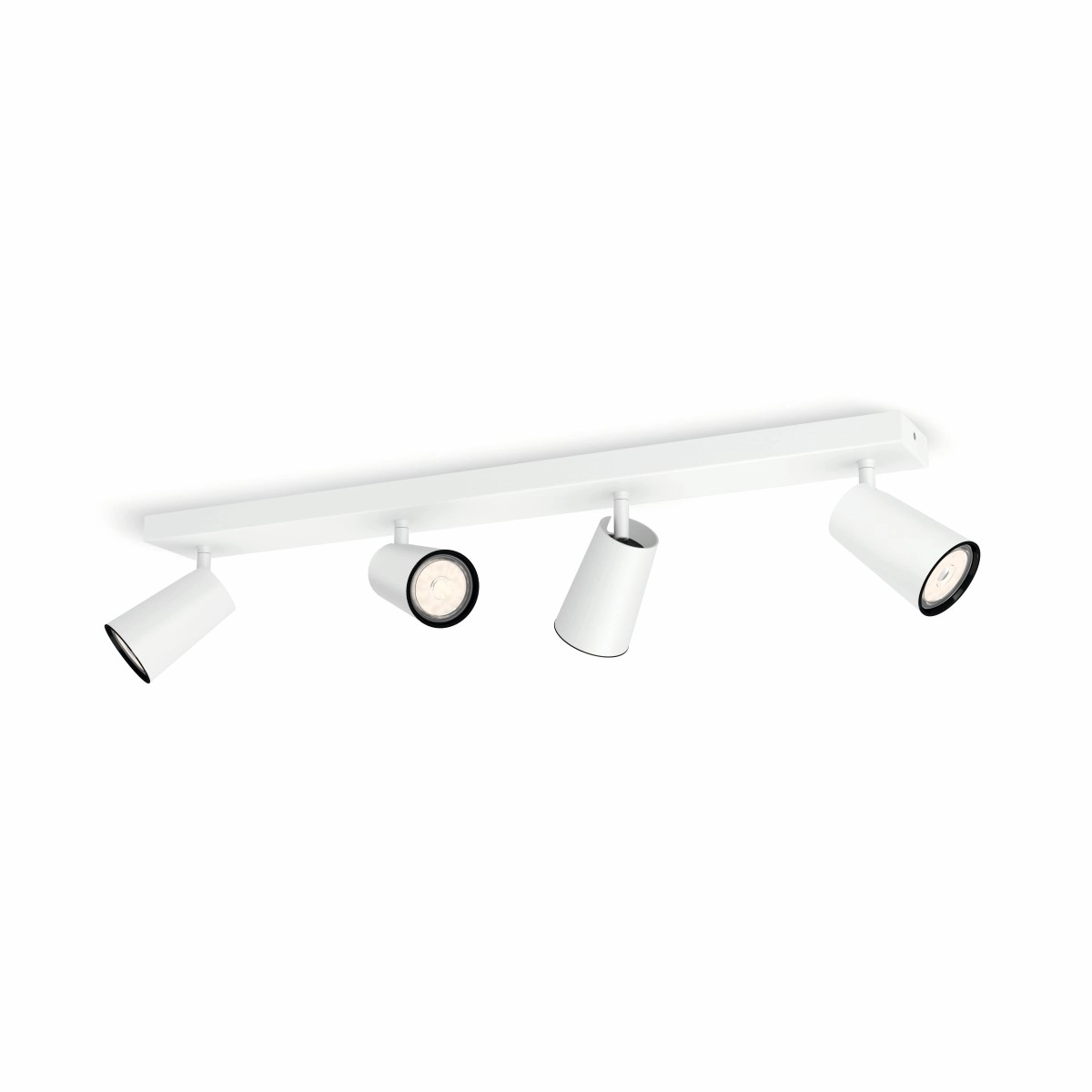 Lampe Paisley 4 lumières blanc