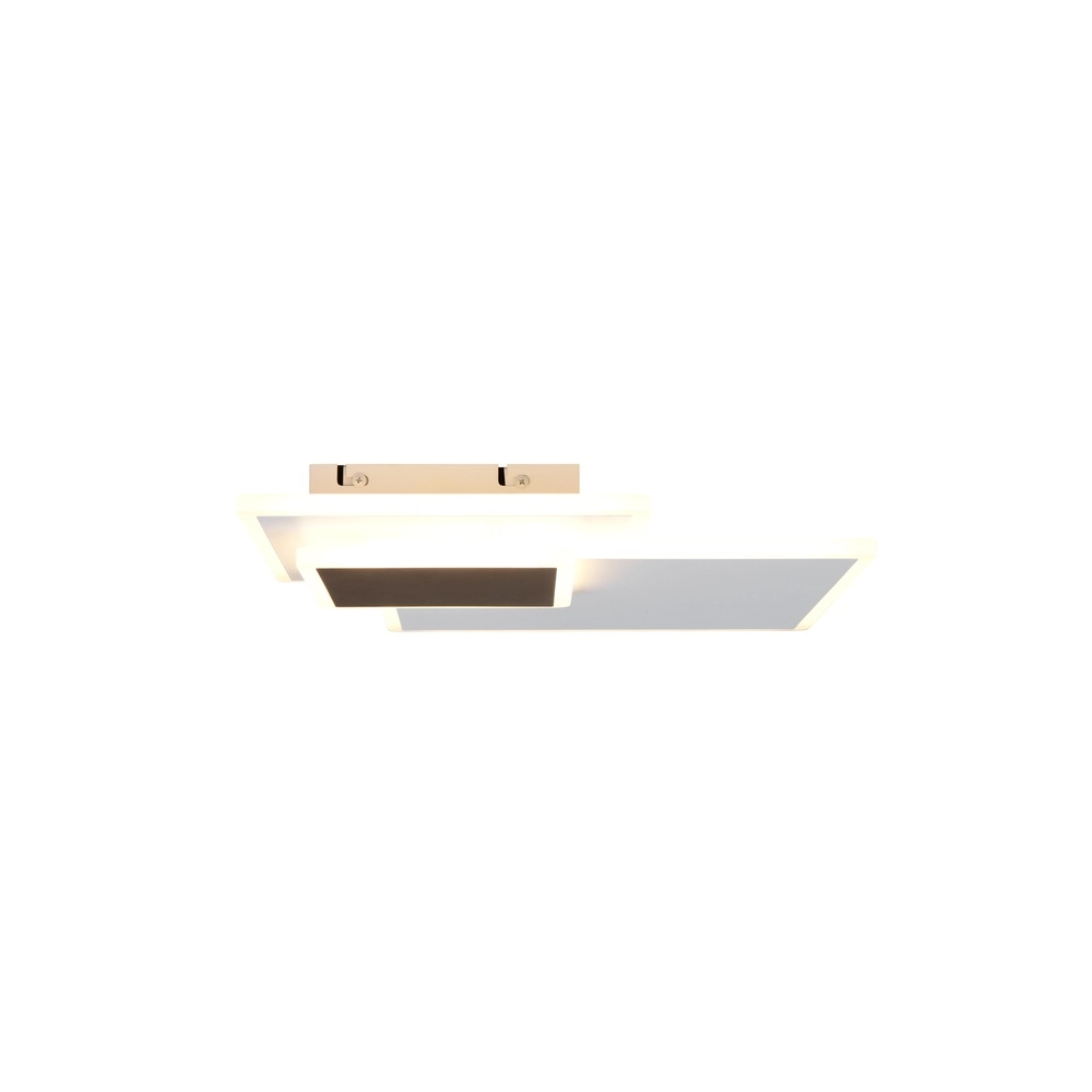 Lampe de plafond carrée Serea Blanc Trio 4017807703788