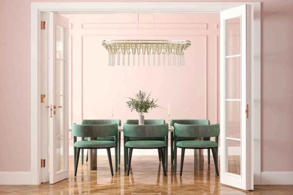 Grande lampe suspendue Gemma or Searchlight 5053423249940