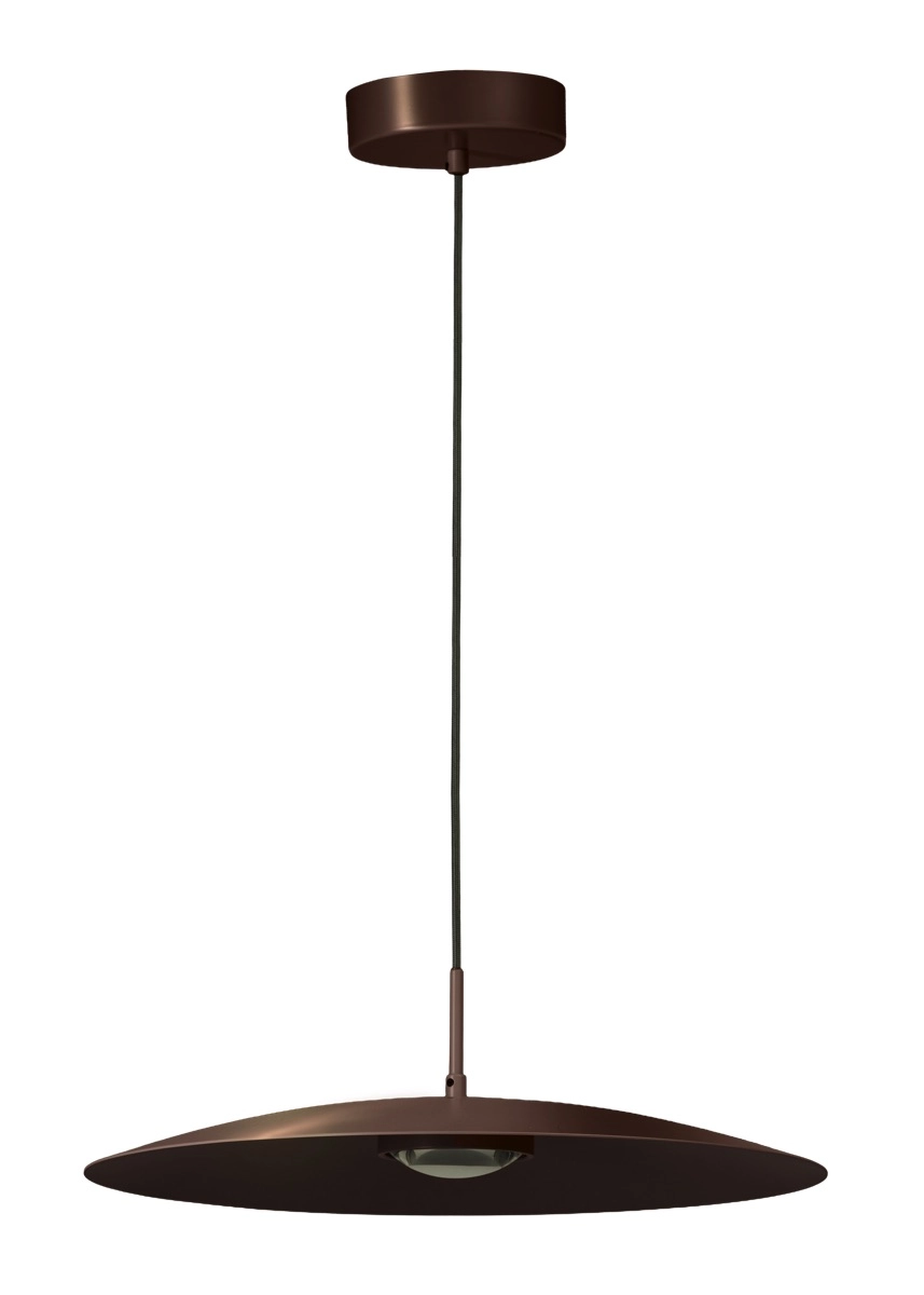 Lampe suspendue élégante Sanne Ø 50 cm - brun anodique