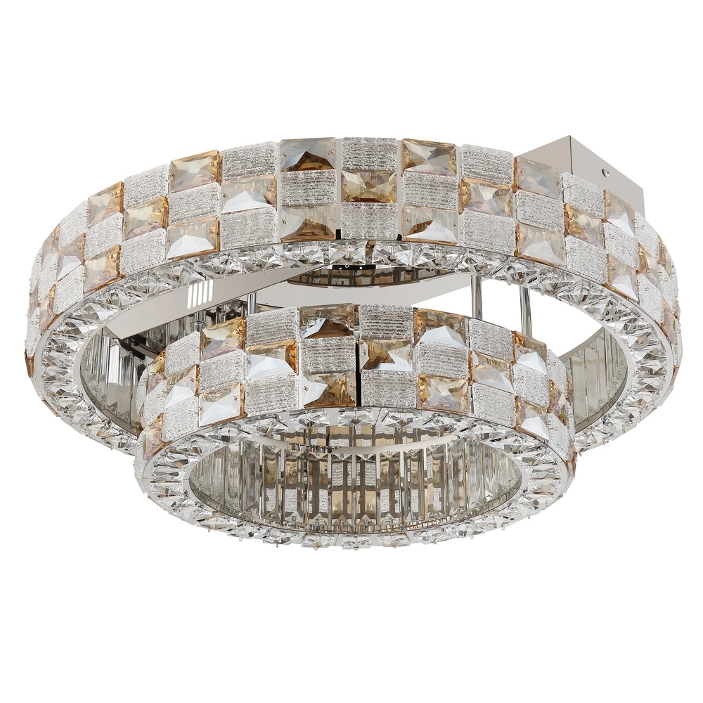 Lampe de plafond Lidia Ø chrome 61cm Globo 9007371583096