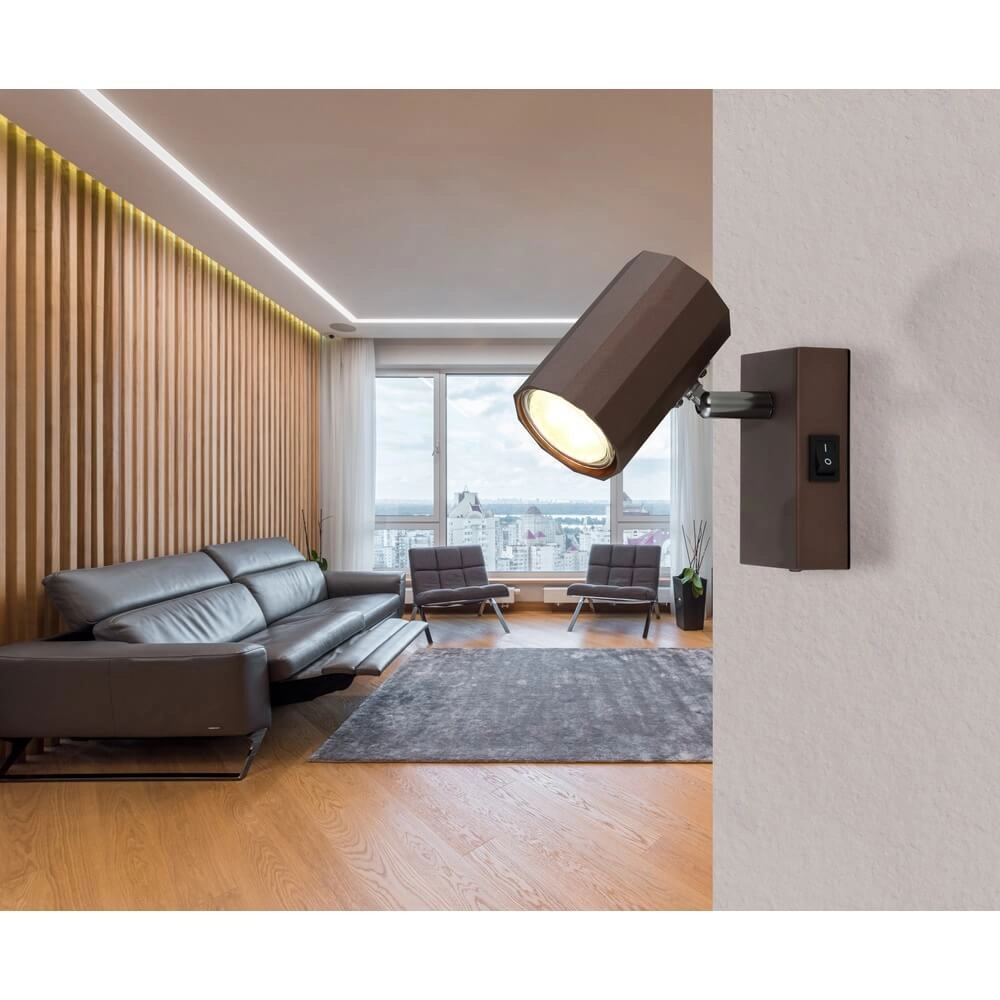 Applique murale en bronze James cheville Globo 9007371459872