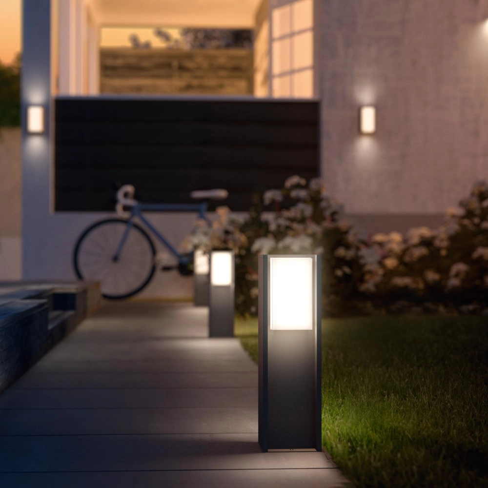 Lampe d'extérieur sur pied Hue Turaco 40 cm anthracite Philips 8718696154472