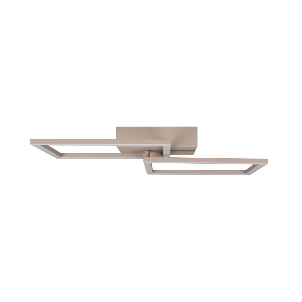 Lampe de plafond moderne Trail 60 cm brun sable Trio 4017807713572
