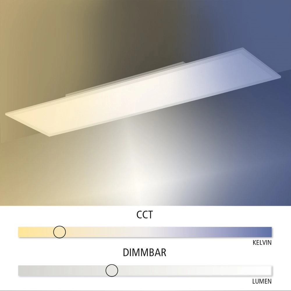 Plafonnier design Flat 120 x 30 cm Just Light 4043689938529