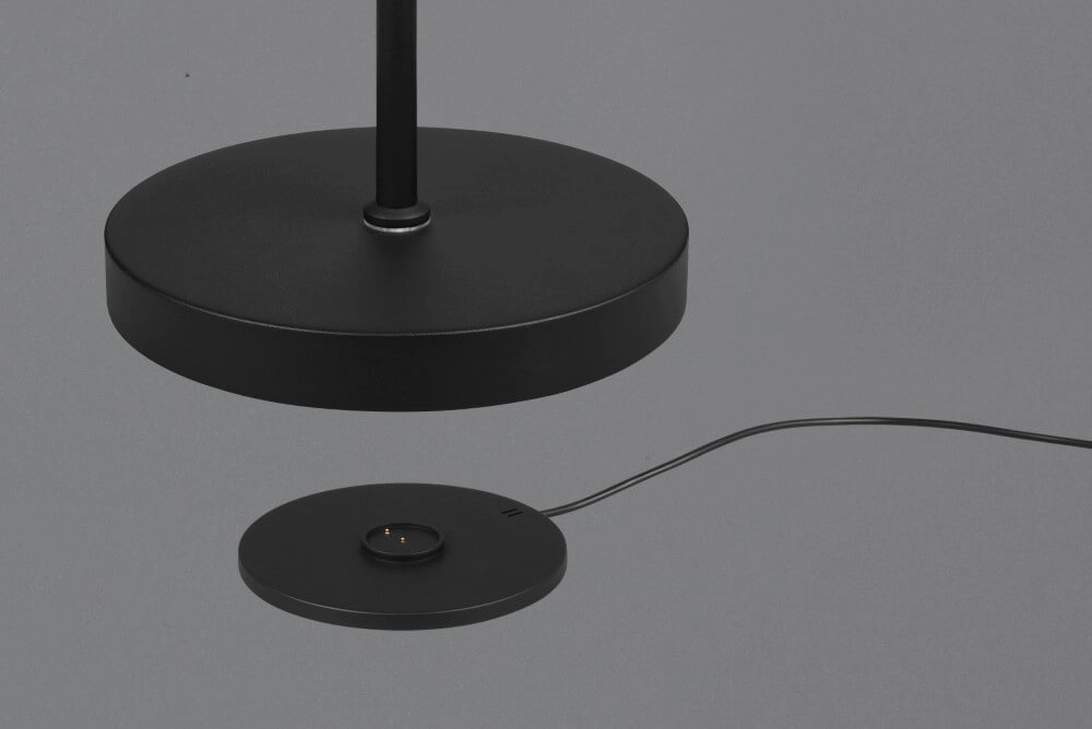 Lampe de lecture noire Moreno rechargeable Trio 4017807618013