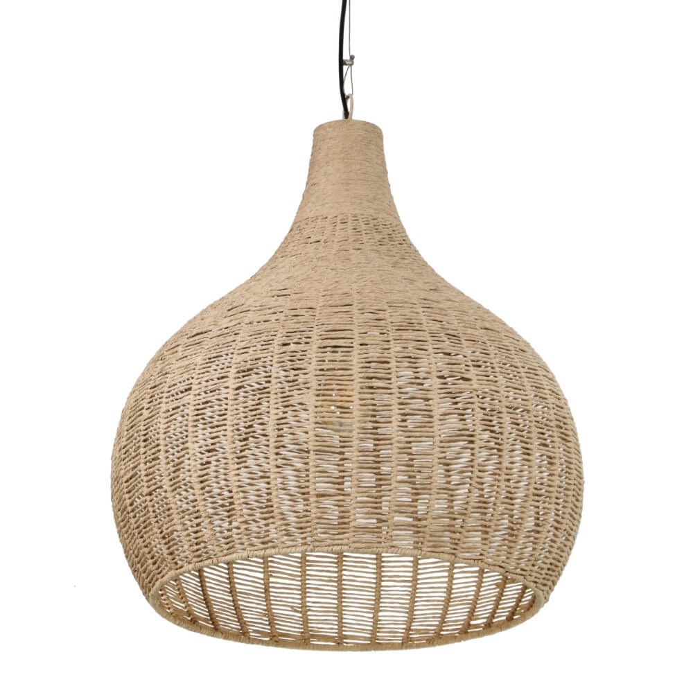 Lampe suspendue en rotin Janne Ø 54 cm Trio 4017807617634