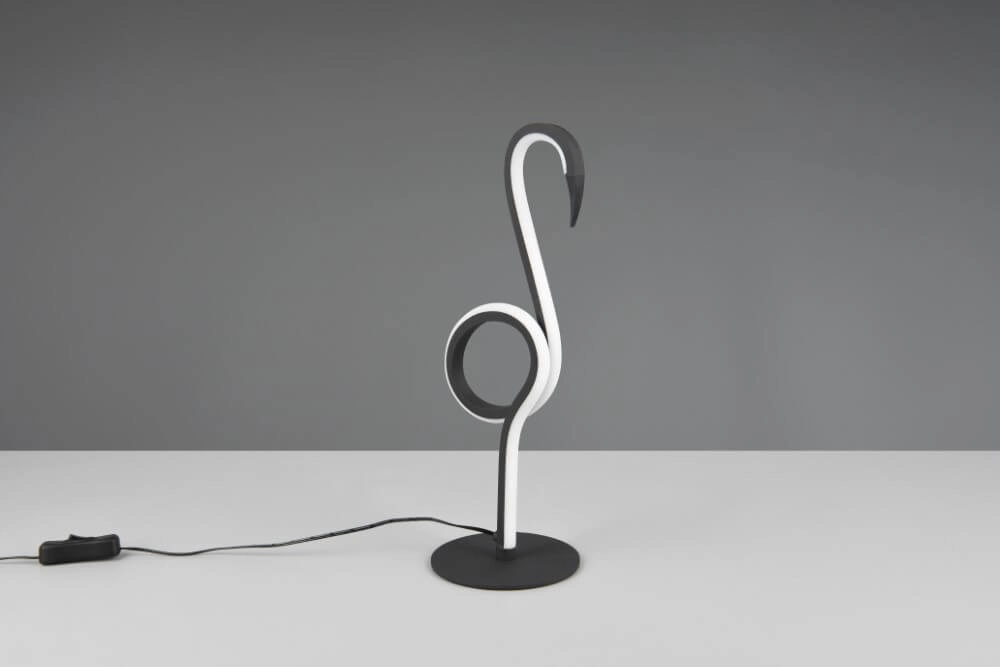 Lampe de table LED flamant noir Ingo Trio 4017807613698