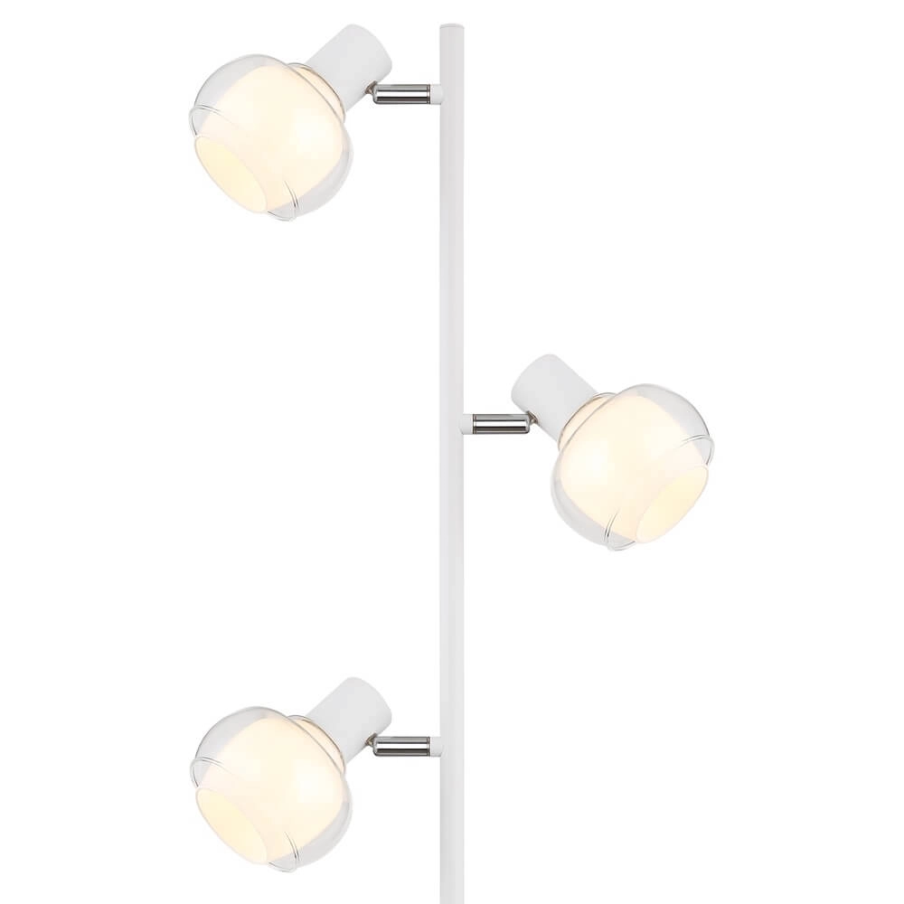 Lampadaire blanc Tokki 3 lumières Globo 9007371455041