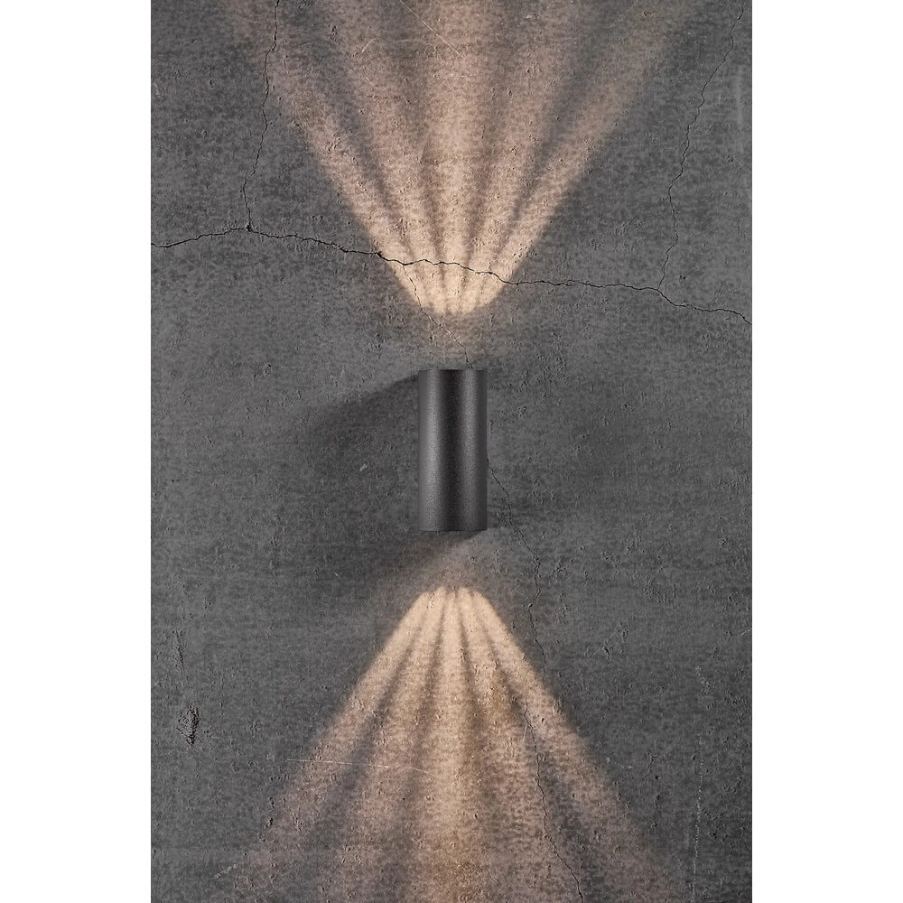 Up & Downlighter Asbol noir arrondi Nordlux 5701581401389