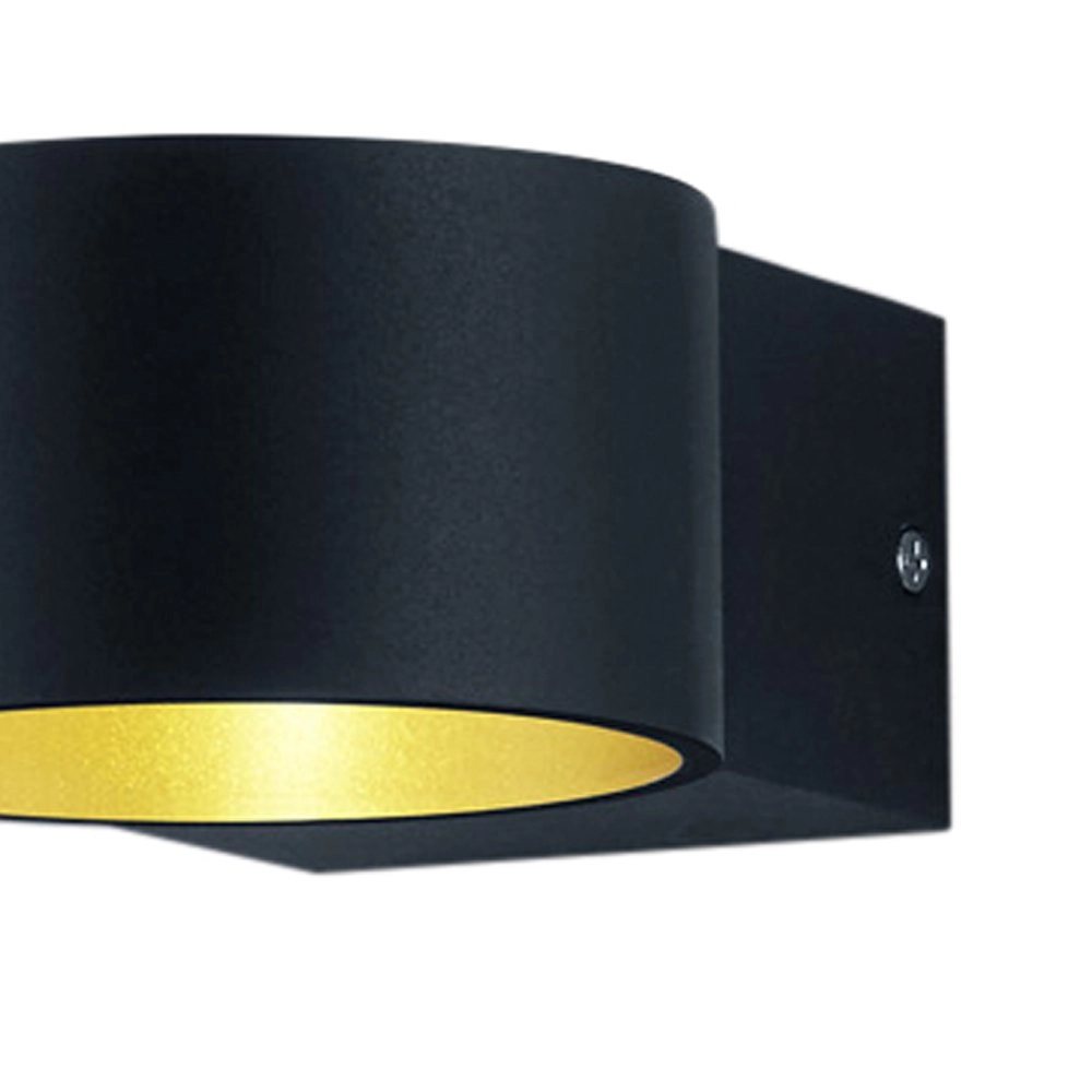 Applique murale LED Lacapo noir Trio 4017807306309