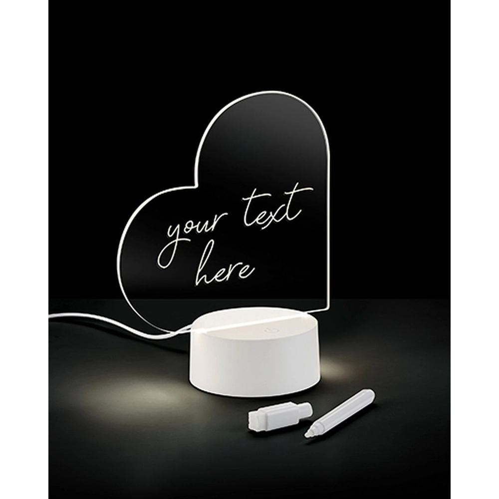 Lampe de table Amour Écrivable avec un marqueur Trio 4017807678383