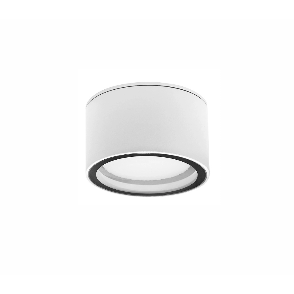 Plafonnier rond Focus Ø 10cm blanc