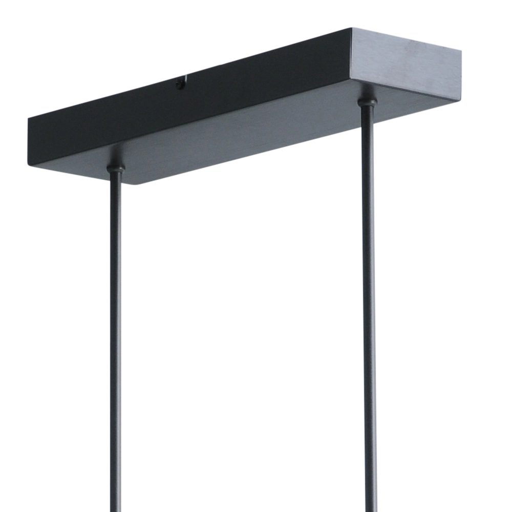 Lampe suspendue Oak nickel noir avec bois 104cm Masterlight 8718121201863