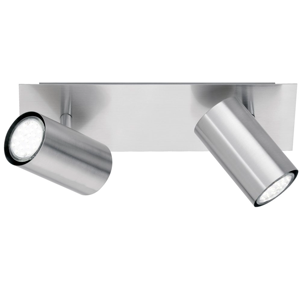 Spot de plafond Series 8024 2 lumières nickel mat