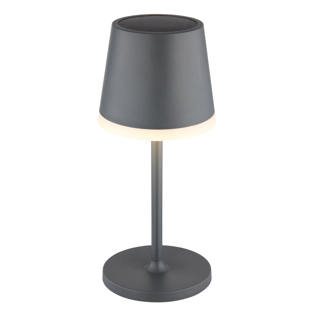 Lampe de table solaire Vannieso anthracite Globo 9007371446698