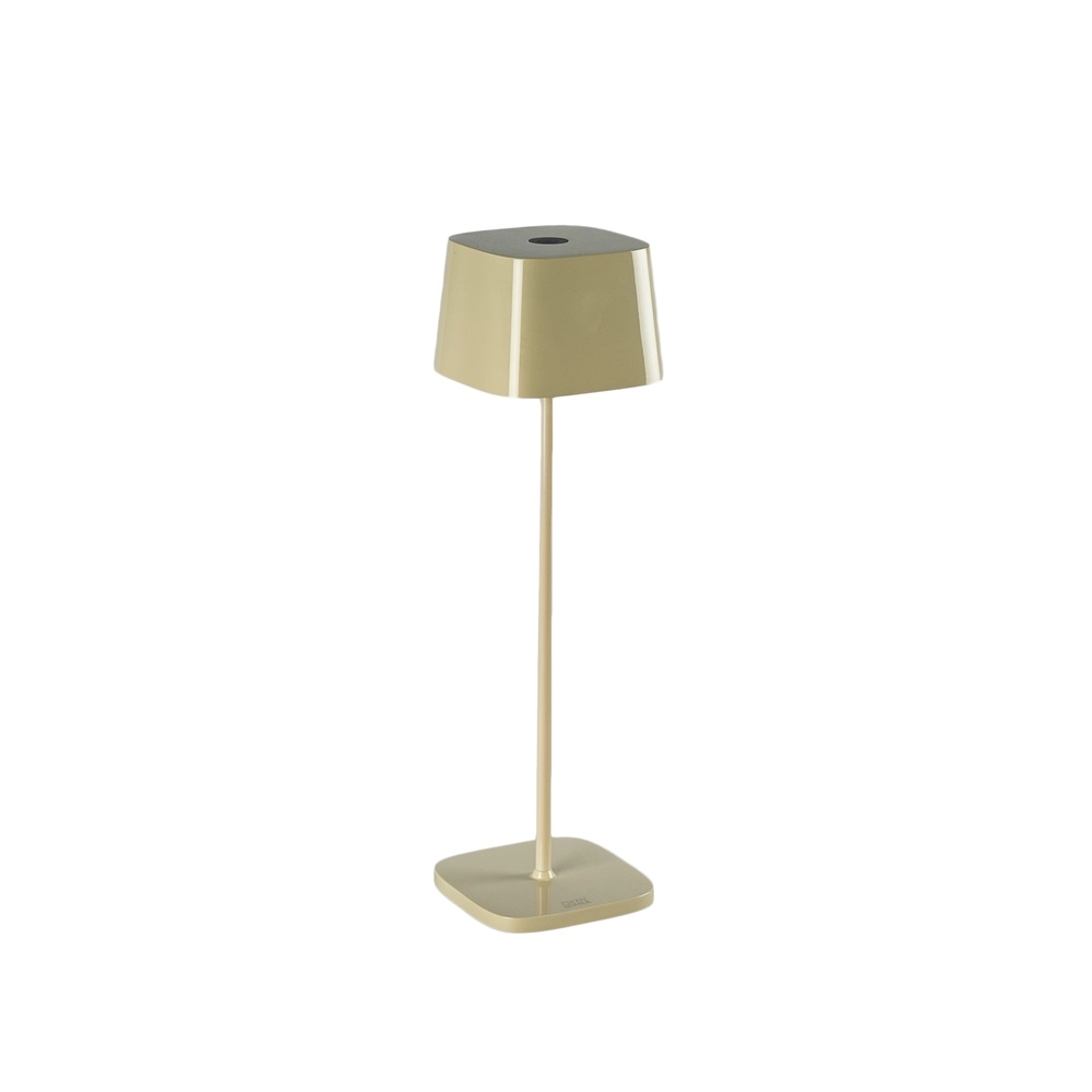 Lampe de table Capri Rechargeable brun sable brillant
