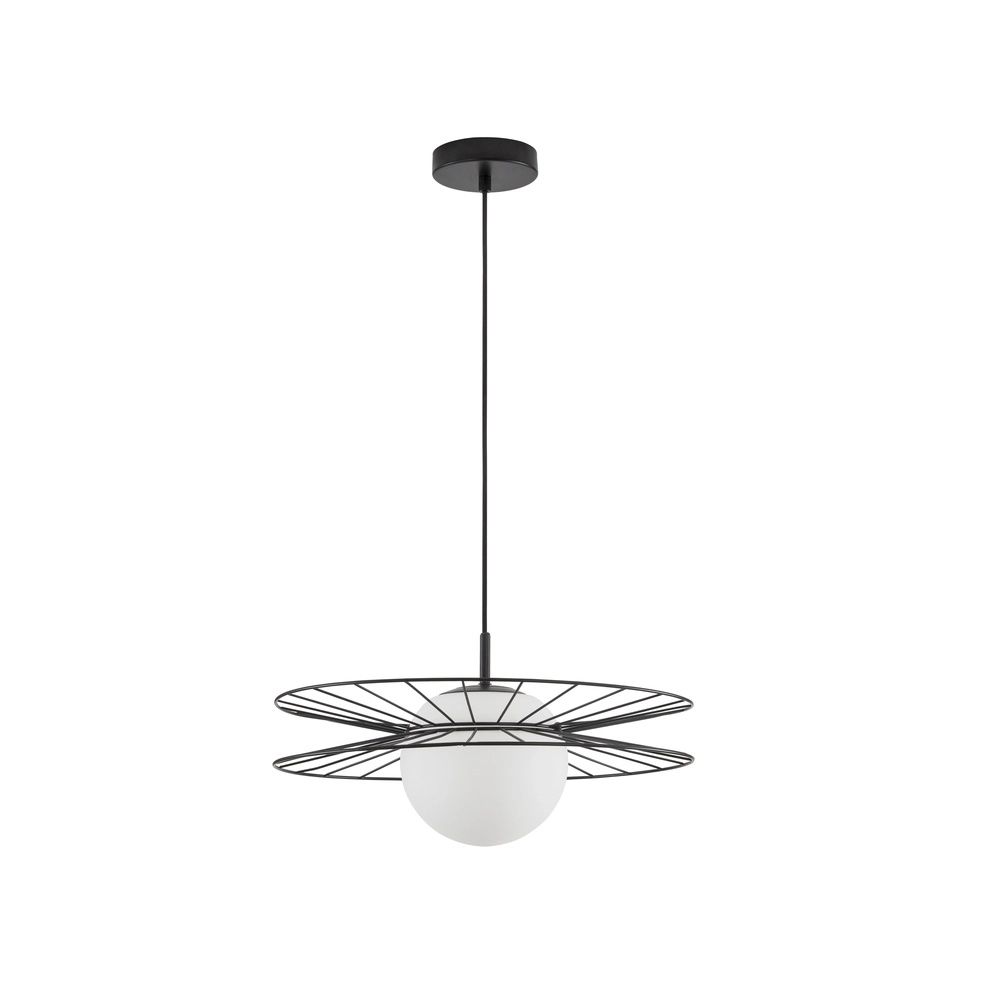 Suspension noire Ellery Ø 45cm Lyora 5212017435279