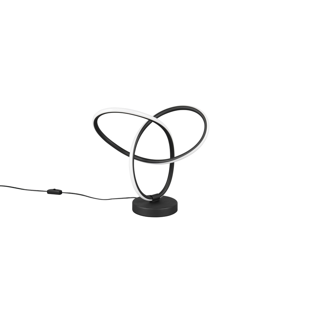 Lampe de table Lando Design noir Trio 4017807656527
