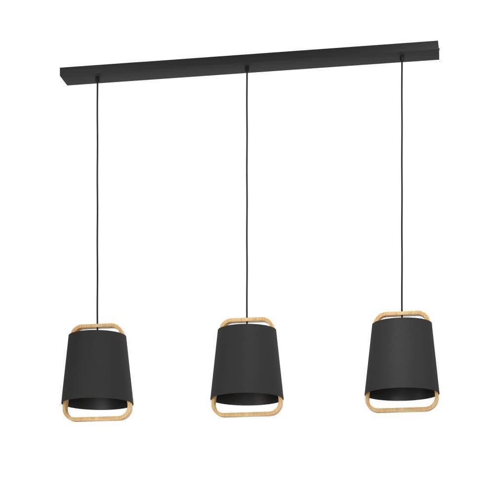 Lampe suspendue en tissu Camaloza 3 lumières Lampe suspendue en tissu Camaloza 3 lumières
