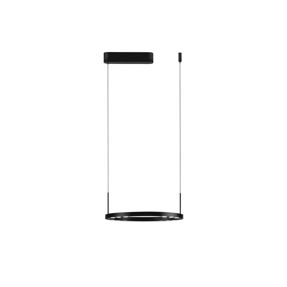 Suspension élégante Lunette noir Ø 40cm Lyora 5212017465184