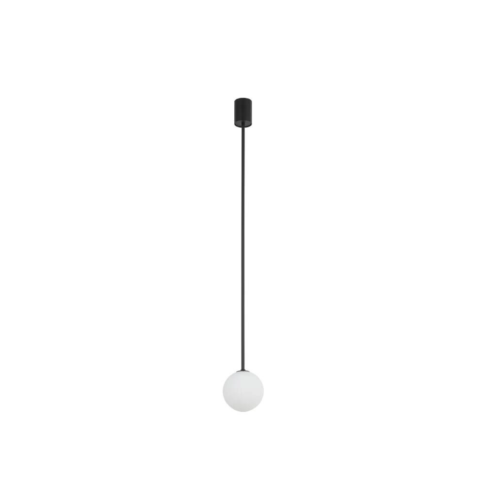 Plafonnier en verre Kier M noir - 96cm
