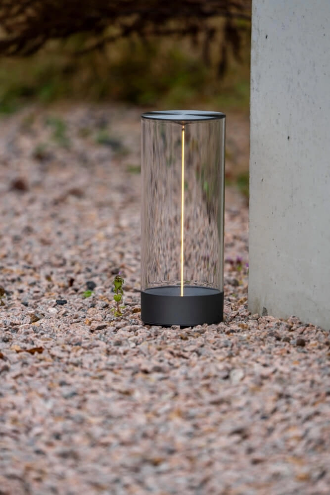 Lampe rechargeable Edison L anthracite KonstSmide 7318307847376