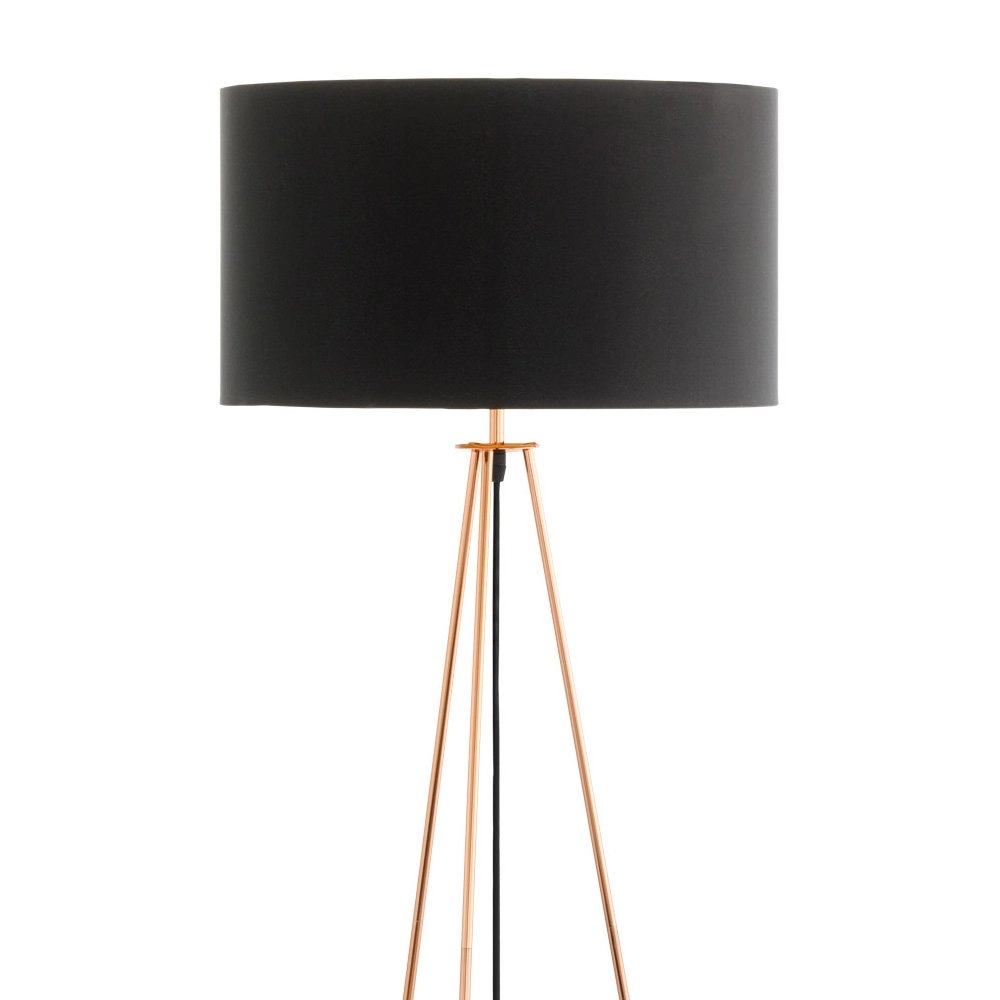 Lampadaire Camporale cuivre rouge avec abat-jour noir Stars of Light 9002759392291