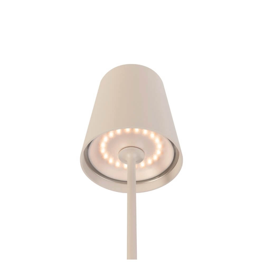 Lampe de table d'extérieur Vinolina Two beige - rechargeable SLV 4024163288286