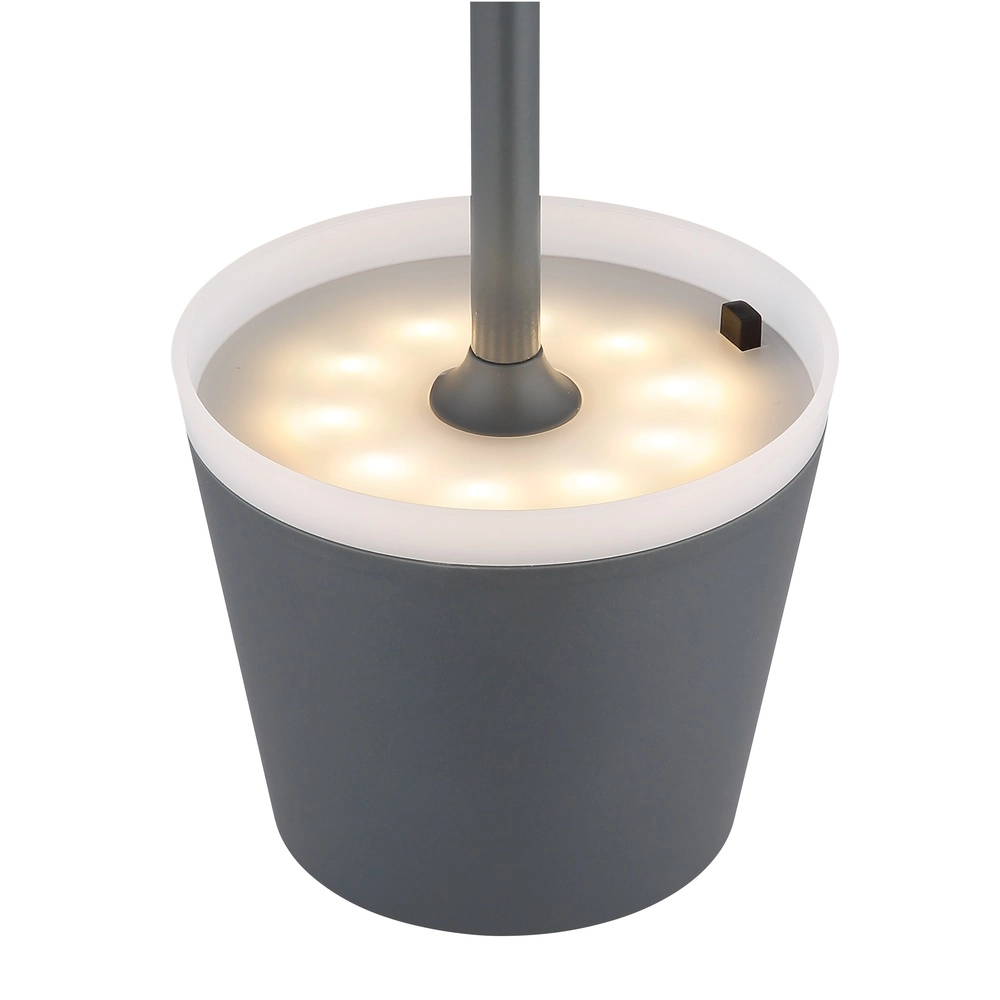 Lampe de table solaire Vannieso anthracite Globo 9007371446698