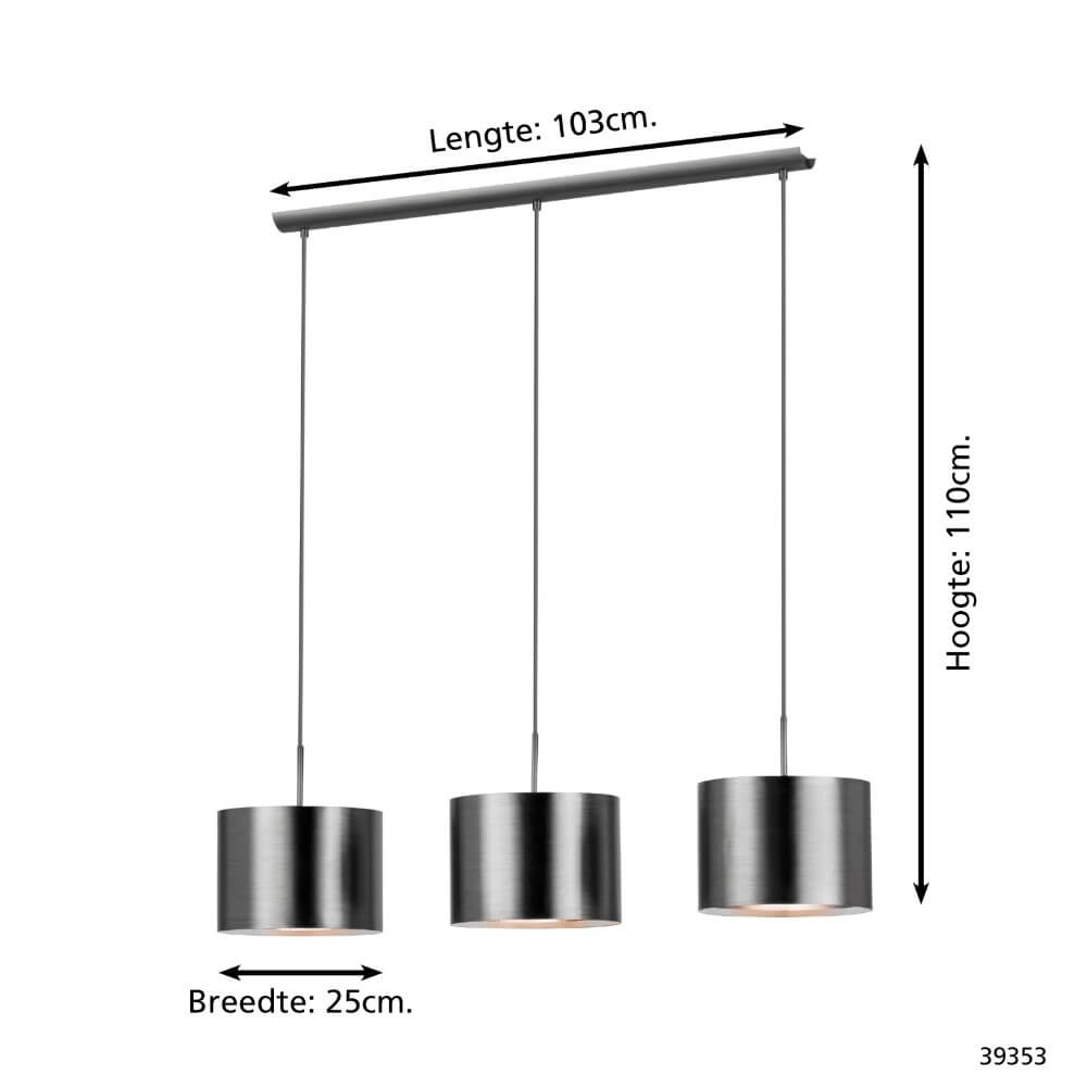 Lampe suspendue 3 lumières Saganto conception Stars of Light 9002759393533