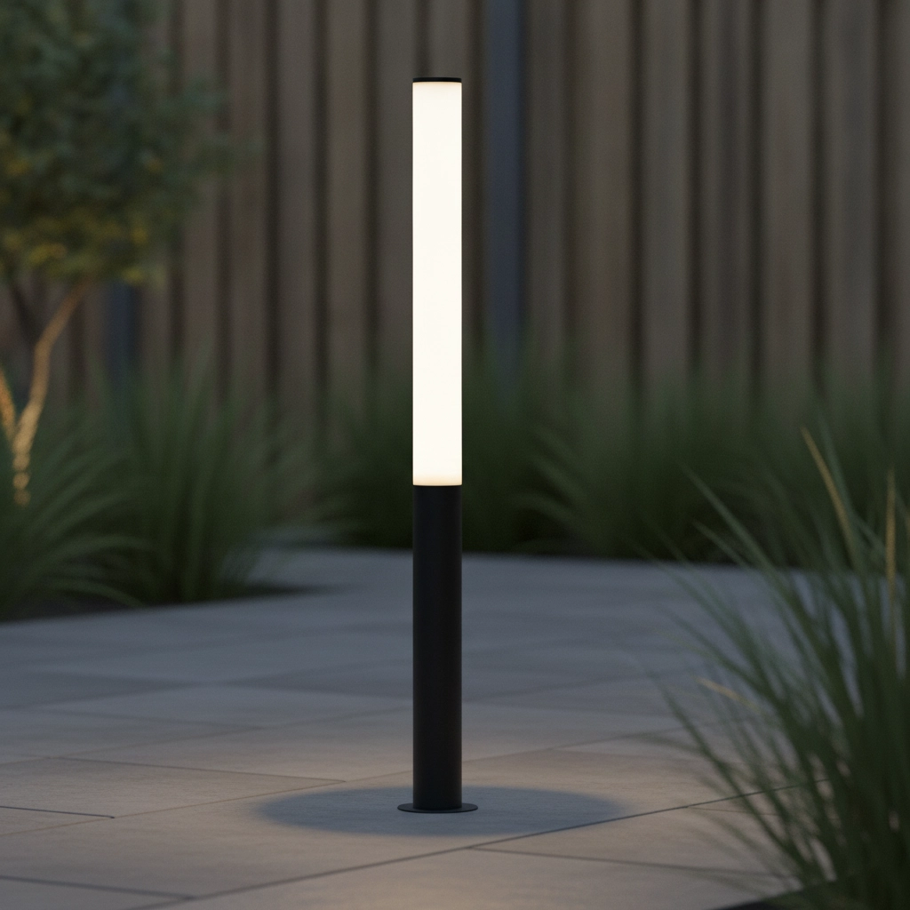 Lampe de jardin design Tube 120cm