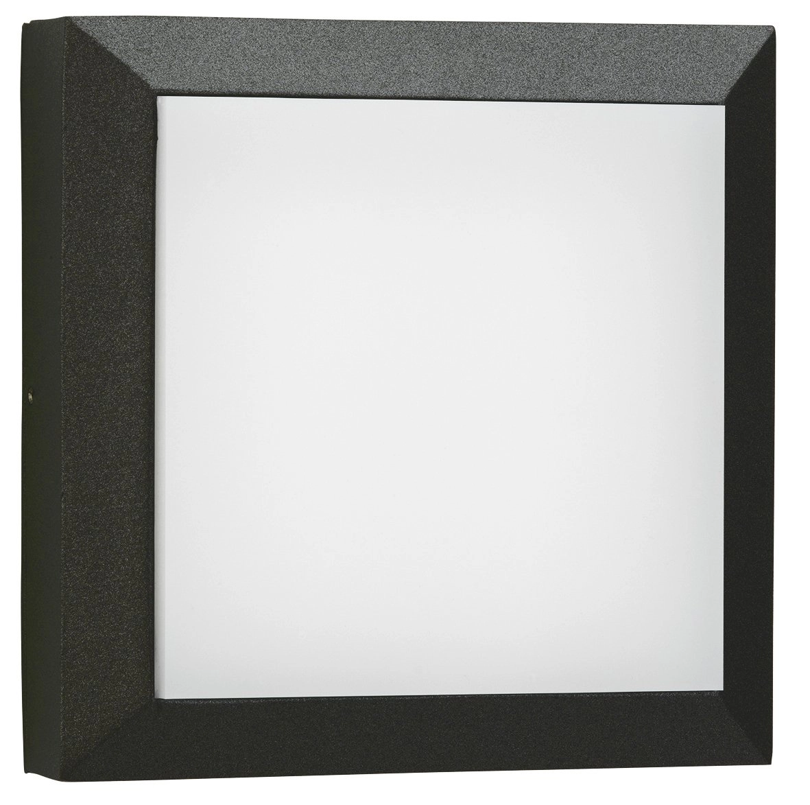 Applique carrée Parel 19cm-noir