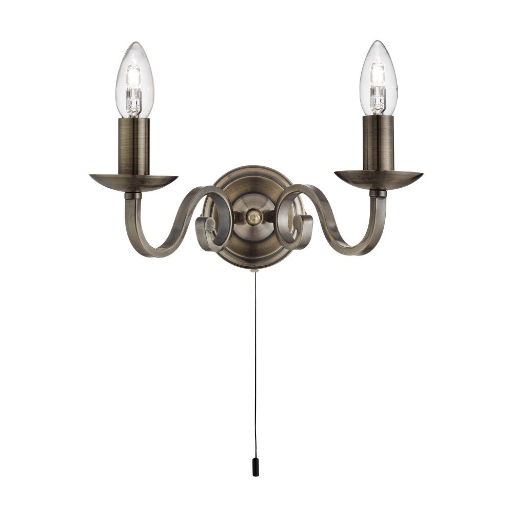 Applique classique Richmond Brun bronze à 2 lumières Applique classique Richmond Brun bronze à 2 lumières