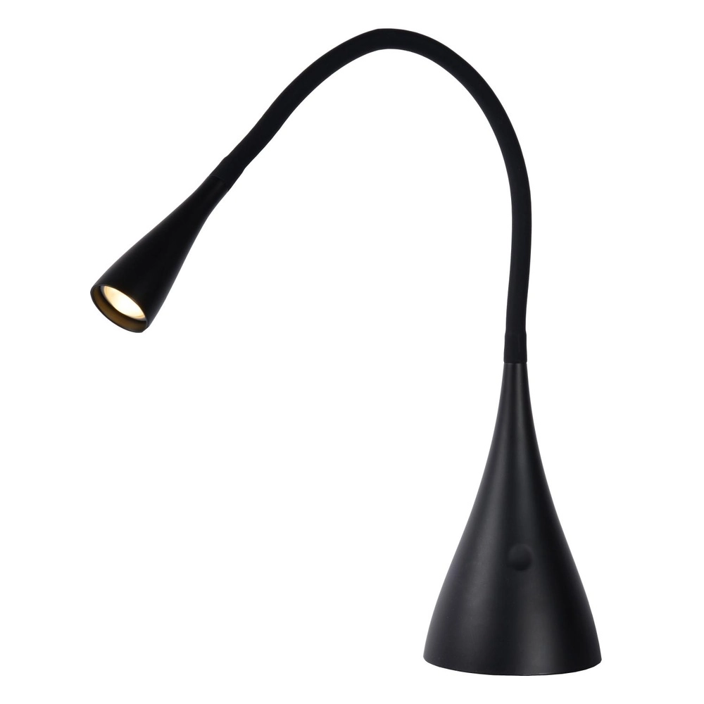 Lampe de bureau Zozy Noir à 3 étapes à dimmable Lucide 5411212185822