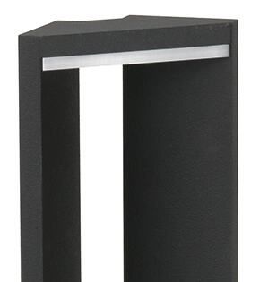 Éclairage de chemin à LED Tiron 90cm noir Albert 4007235622799